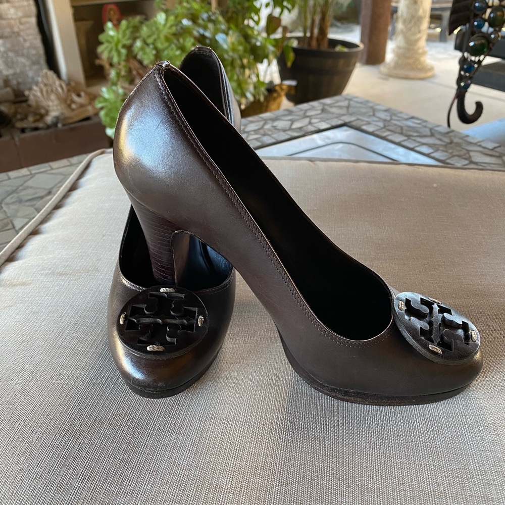 TORY BURCH LEATHER HIGH HEELS